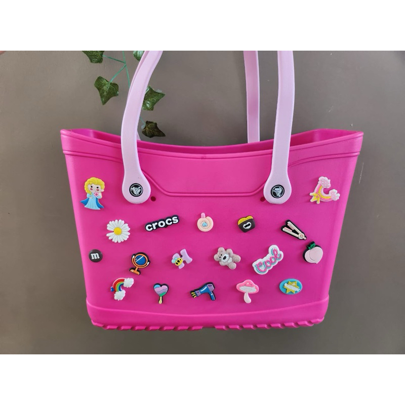 TAS CROCS/CROCS BAGS/TOTE CROCS (include jibbitz)