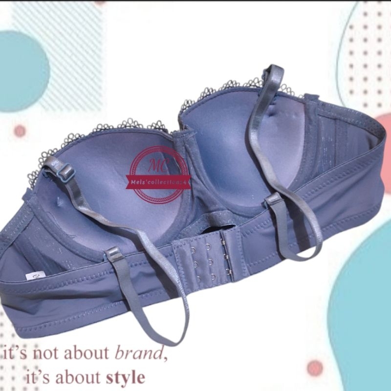 Jual Bh kawat cup setengah kait 3 size 34-40 push up bra busa tebal ...