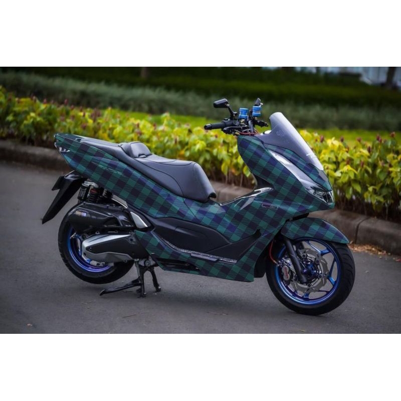 Jual stiker decal variasi motor honda pcx 160 full body decal striping ...