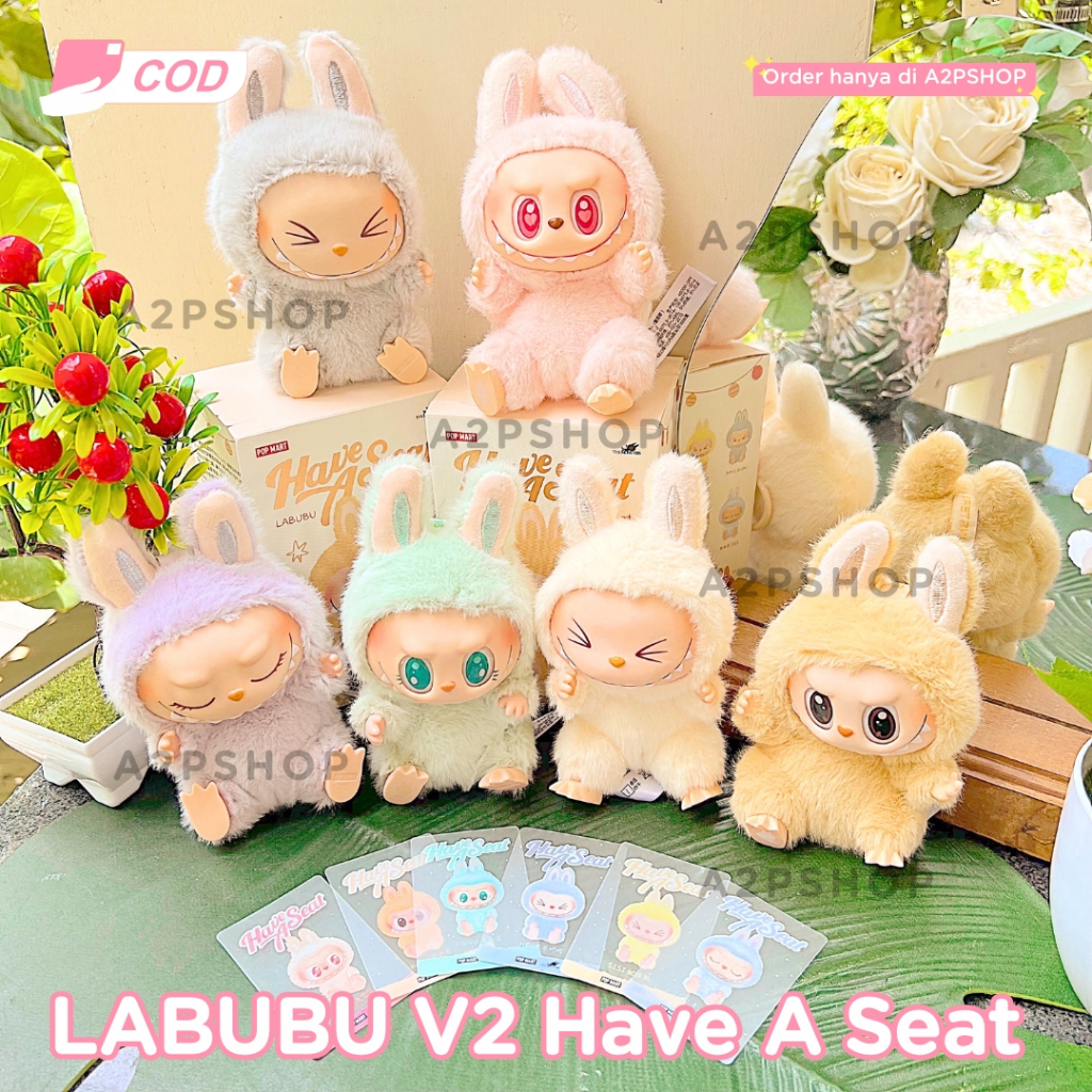Jual LABUBU MACARONS V2 HAVE A SEAT POPMART | Shopee Indonesia