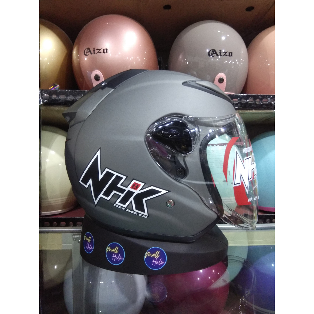 Jual HELM NHK R6 R 6 R-6 SOLID ORIGINAL | Shopee Indonesia