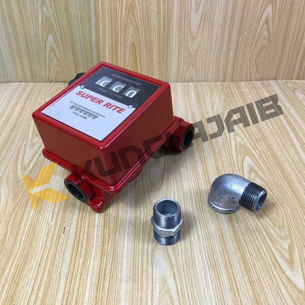 Jual SUPER-RITE Flowmeter 3 Digit 1 Inch DOMAX - Meteran Solar Flow ...