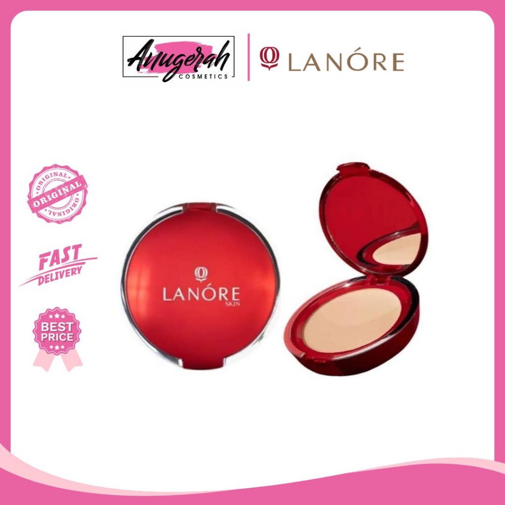 Jual Lanore Skin Age Defense & Brightening Powder Foundation SPF 12 PA ...