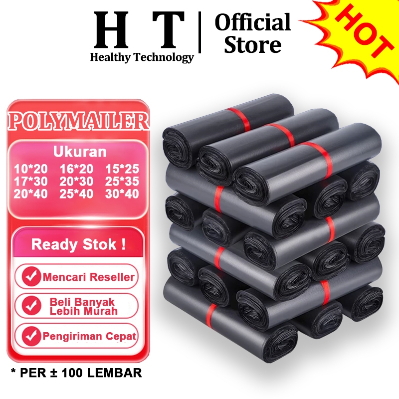 Jual HT Kantong Plastik Packing / Polymailer LDPE Glossy Isi 100PCS ...