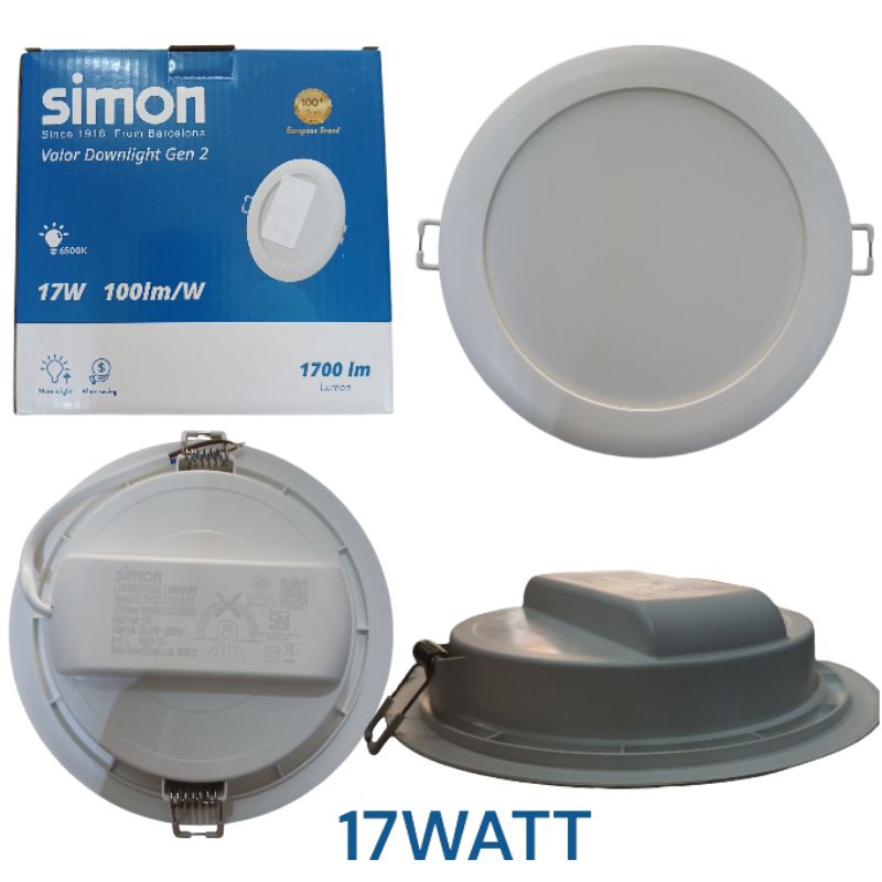 Jual DOWNLIGHT LED SIMON 17WATT PUTIH | Shopee Indonesia
