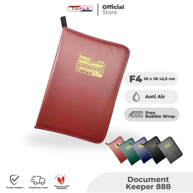 Jual TOPLA DK 888 - Map Dokumen Anti Air, Penyimpanan Berkas 60 File ...