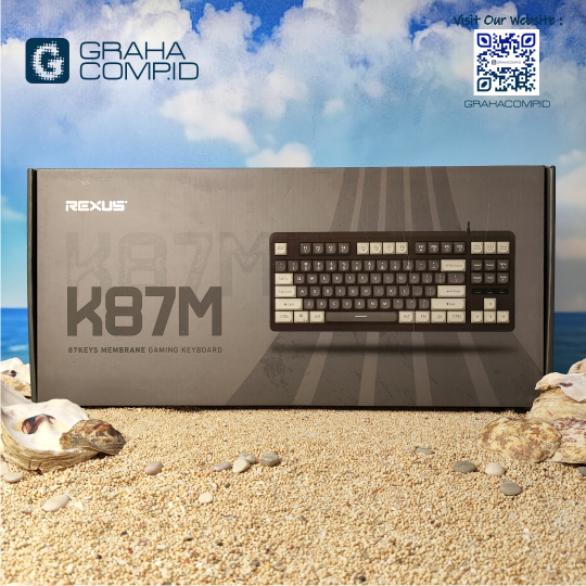 Jual KEYBOARD GAMING REXUS TKL BATTLEFIRE K87M DARK GREY - K87M CREAM ...