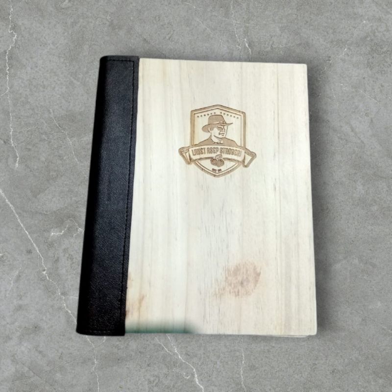Jual Cover buku menu cafe bahan kayu asli | Shopee Indonesia