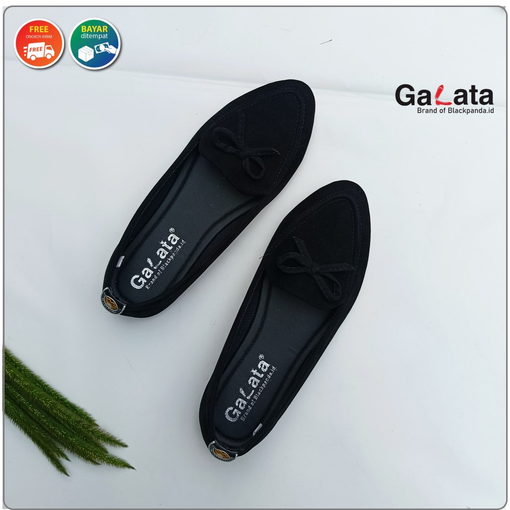 Jual Sepatu Black Panda / Sepatu Wanita / Flatshoes Wanita / Black ...