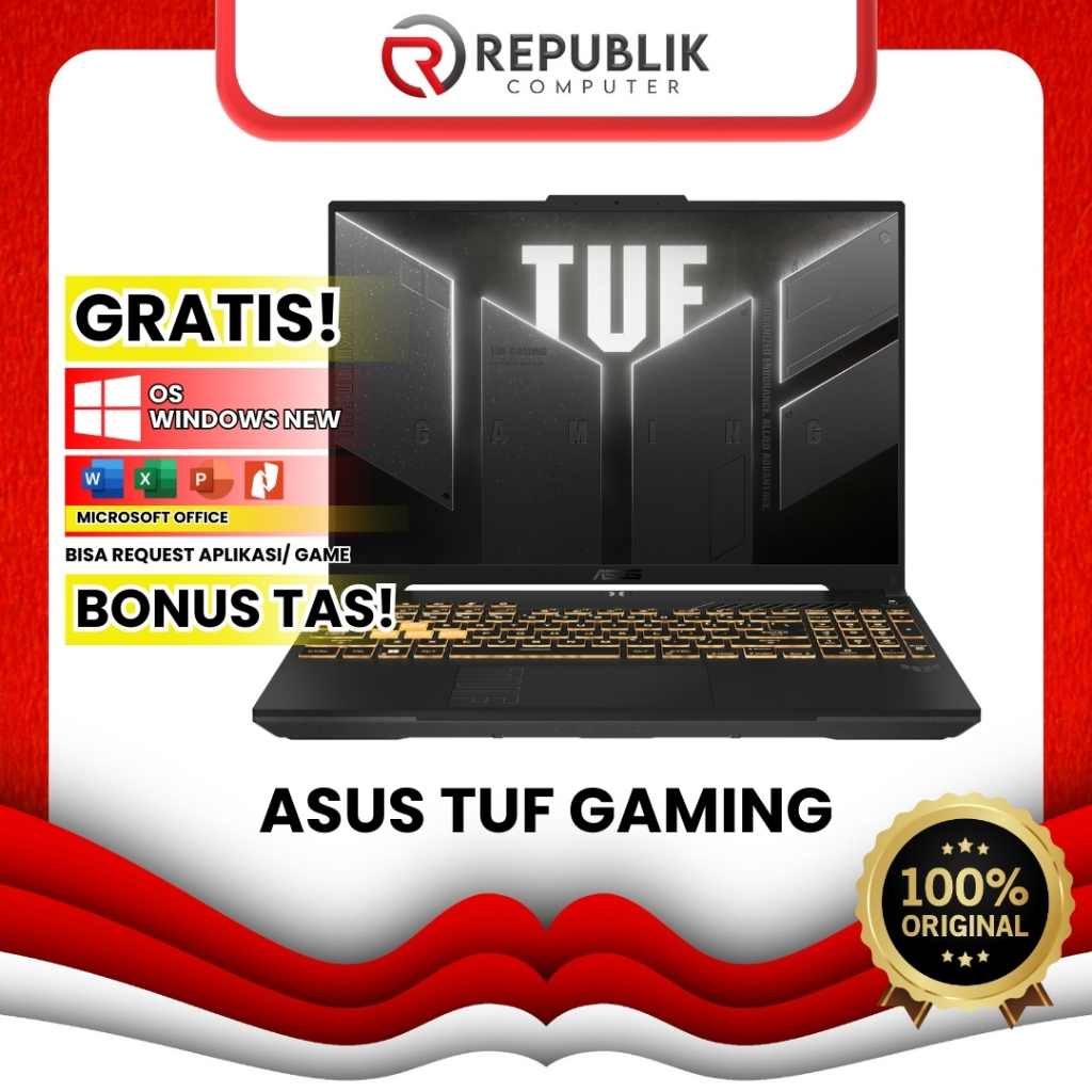 Jual LAPTOP GAMING ASUS TUF GAMING RAM BESAR SUPER LANCAR DAN KENCENG