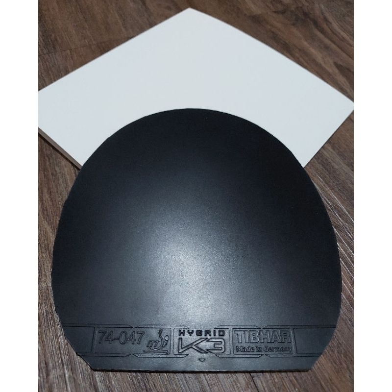 Revêtement De Raquette Tibhar Hybrid K3 FX - Couleur Noire, épaisseur 2,3 Mm - Caoutchouc Collant Pour Tennis De Table