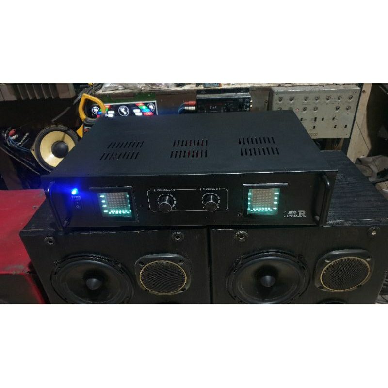 Jual power amplifier rakitan 2channel stereo mesin ex amplifier Bill uf