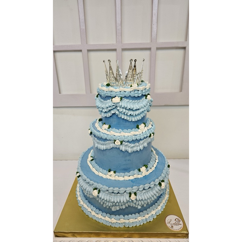 Jual Three Tier Cake kue pengantin cake wedding cake ultah tingkat kue
