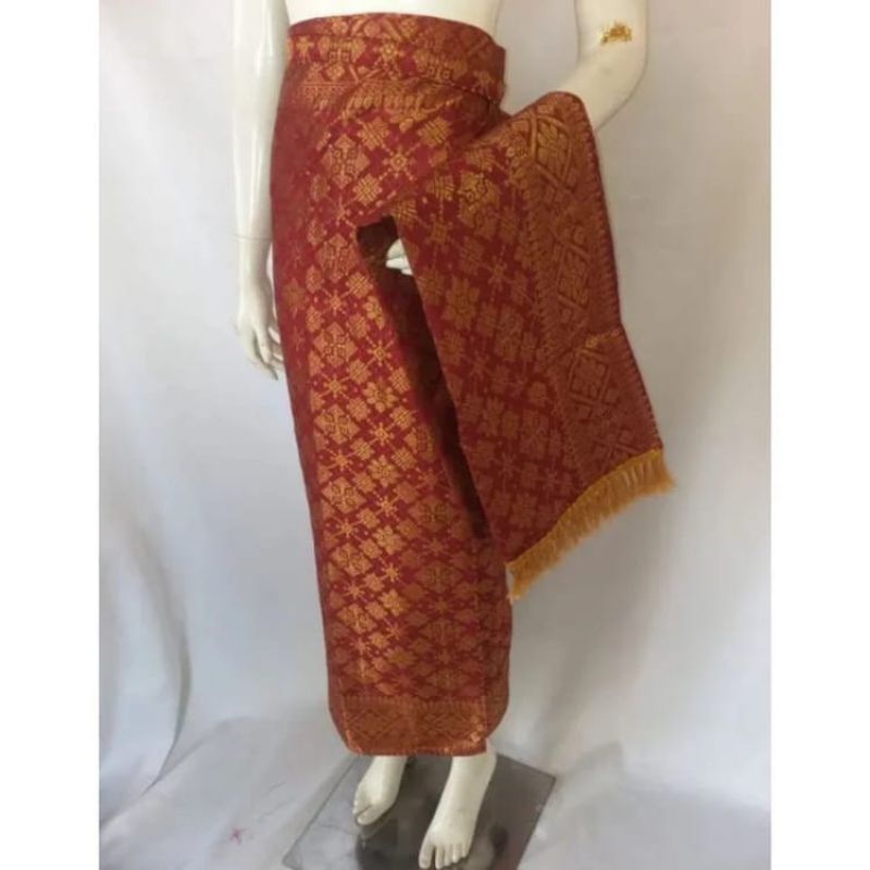 Jual Set Rok Songket Lilit + Selendang Palembang /Bawahan Rok Songket ...