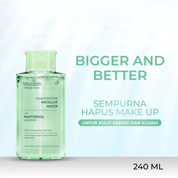 Wardah Micellar Water Series Lightening Acnederm Perfect Bright Nature Daily