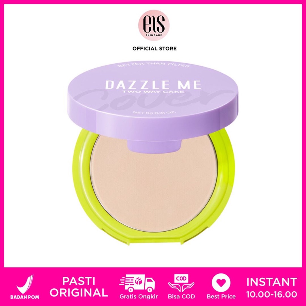 Jual DAZZLE ME Better Than Filter Double Kill Two Way Cake Powder ...