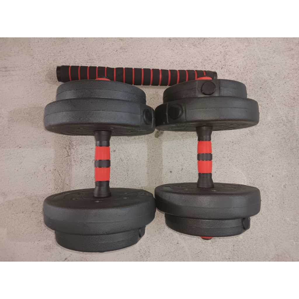 Jual Barbel dumbbell set 20 Kg PVC (WAJIB BACA DESKRIPSI SEBELUM ORDER ...