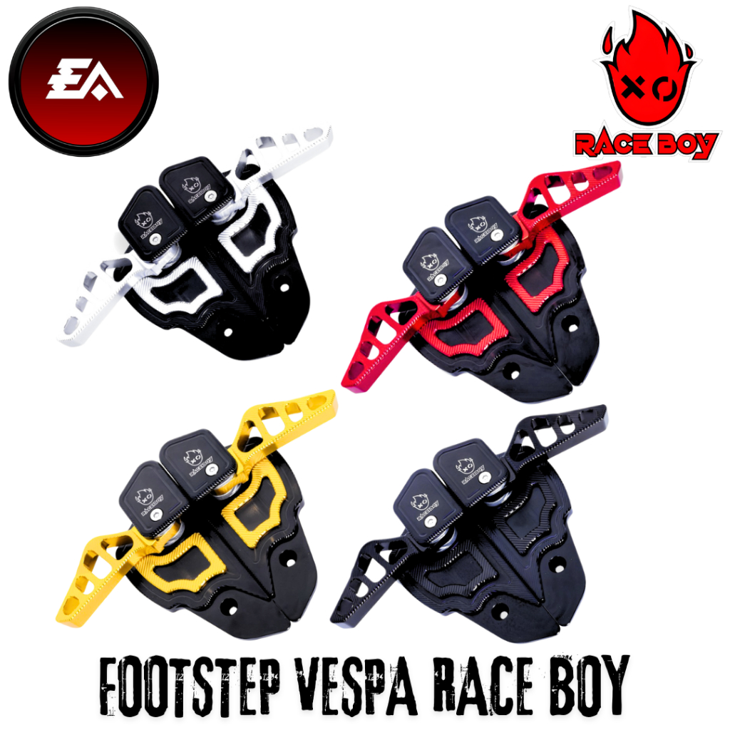 Jual Race Boy Footstep Full CNC Vespa Sprint Primavera | Shopee Indonesia