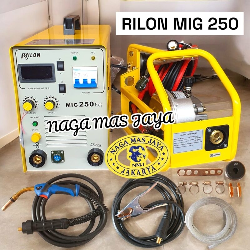 Jual MESIN LAS CO2 RILON MIG 250 F / TRAFO LAS CO2 RILON MIG 250F ...