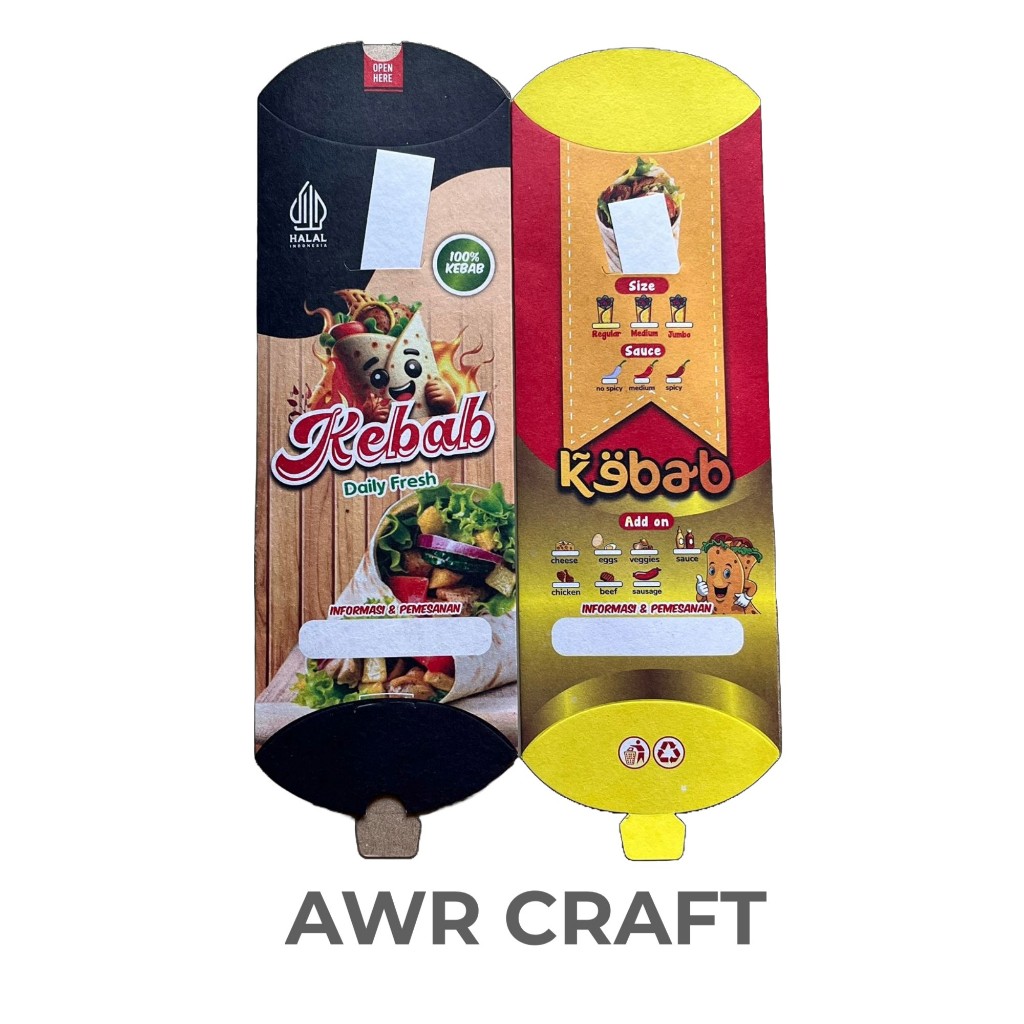 Jual Wadah Kebab Jumbo Ukuran 24x9 Cm Dengan Tarikan / Kemasan Kebab ...