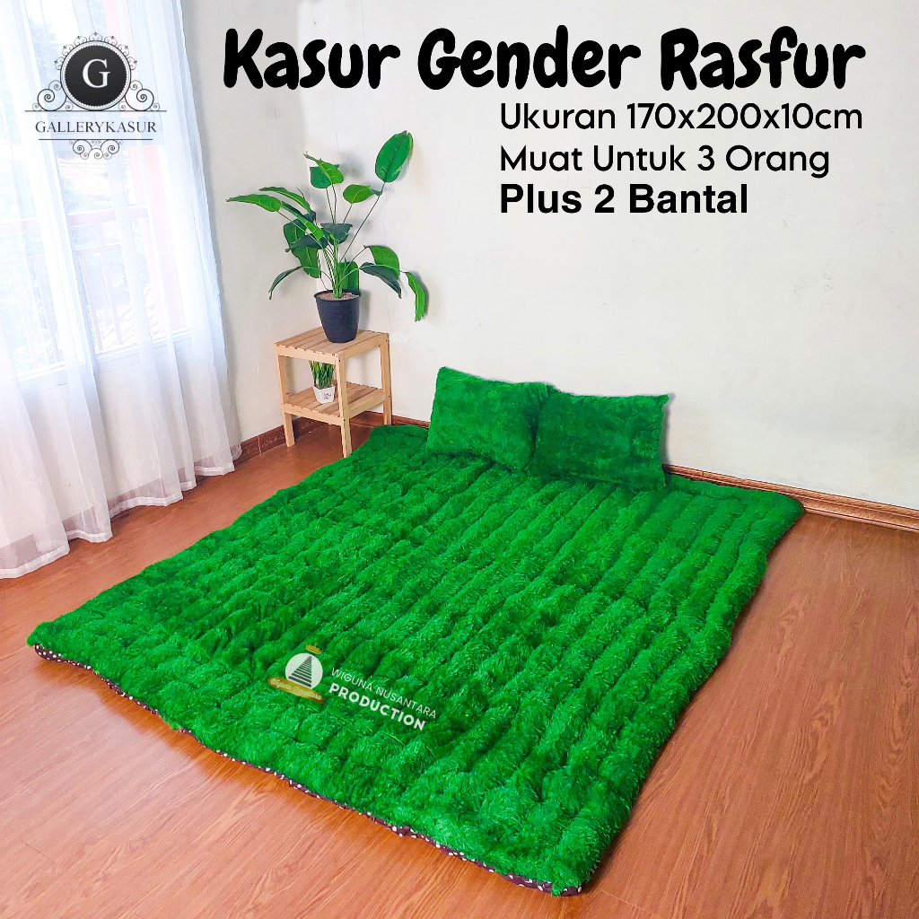 Jual Kasur Gender Rasfur 170 x 200 x 10 CM Plus 2 Bantal Kasur Lantai ...