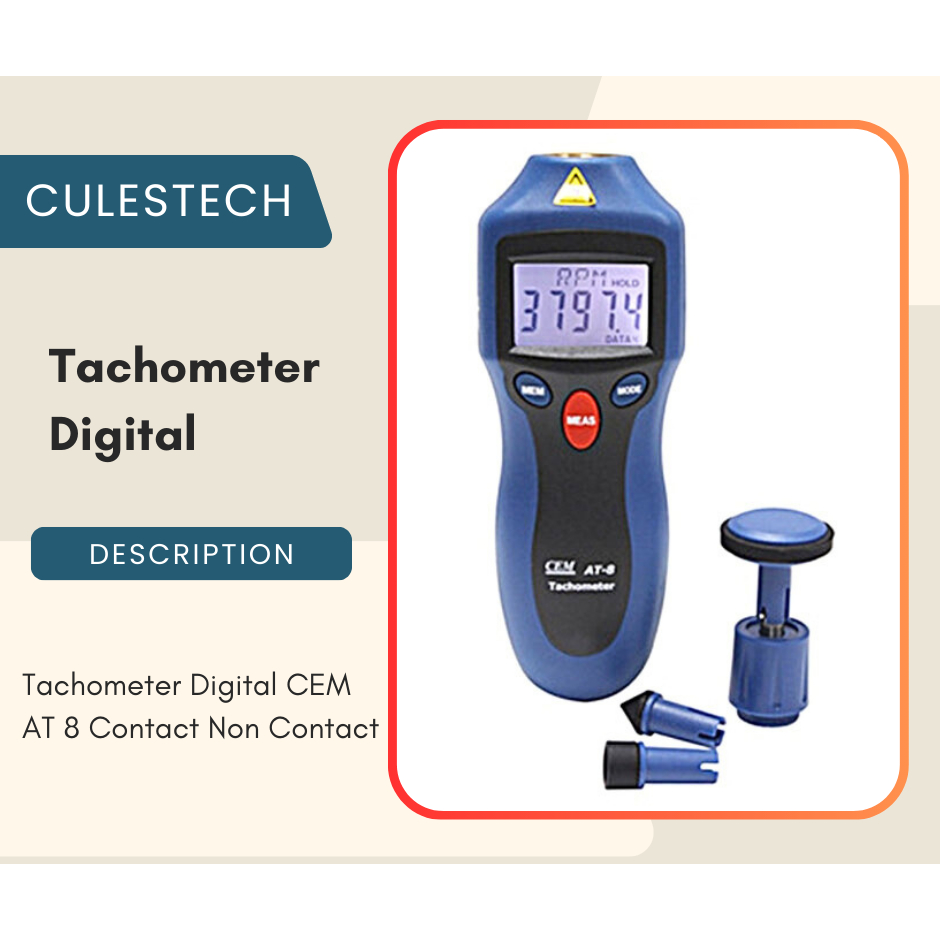Jual Tachometer Digital CEM AT 8 Contact Non Contact Ori ( Good Quality ...