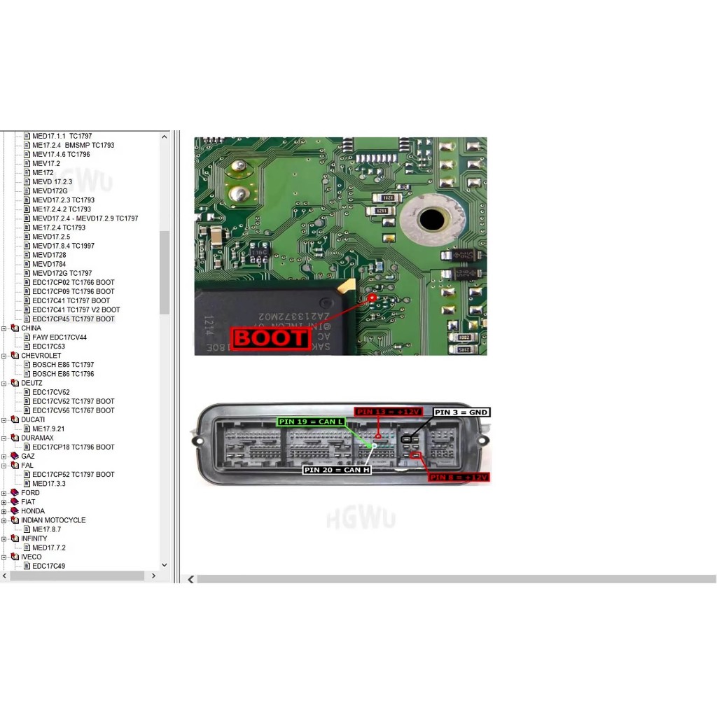 Jual Software ECM ECU Repair Pin Outs Boot Car Truck Pin Out | Shopee ...