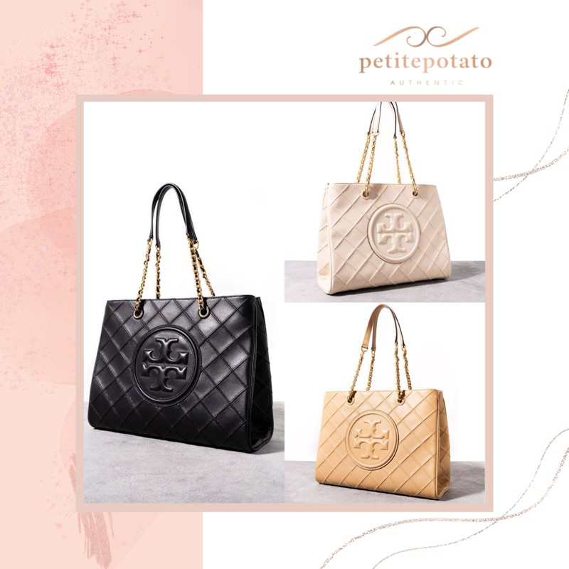 Tory burch soft leather tote