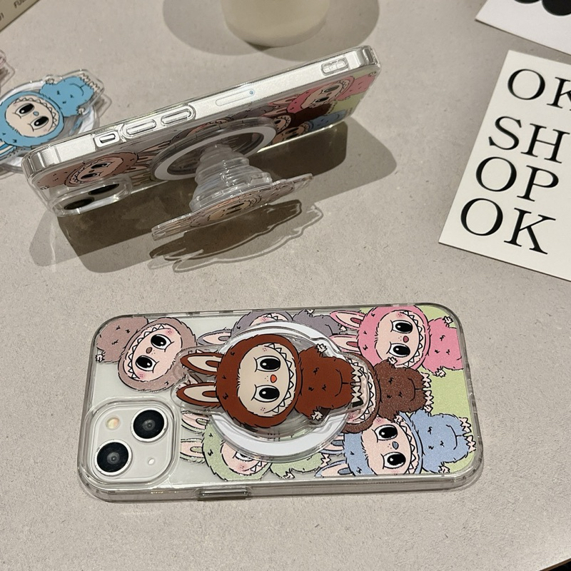 Jual POP SOCKET PHONE HOLDER MAGNETIC THE MONSTER LABUBU CASE MAGSAFE ...
