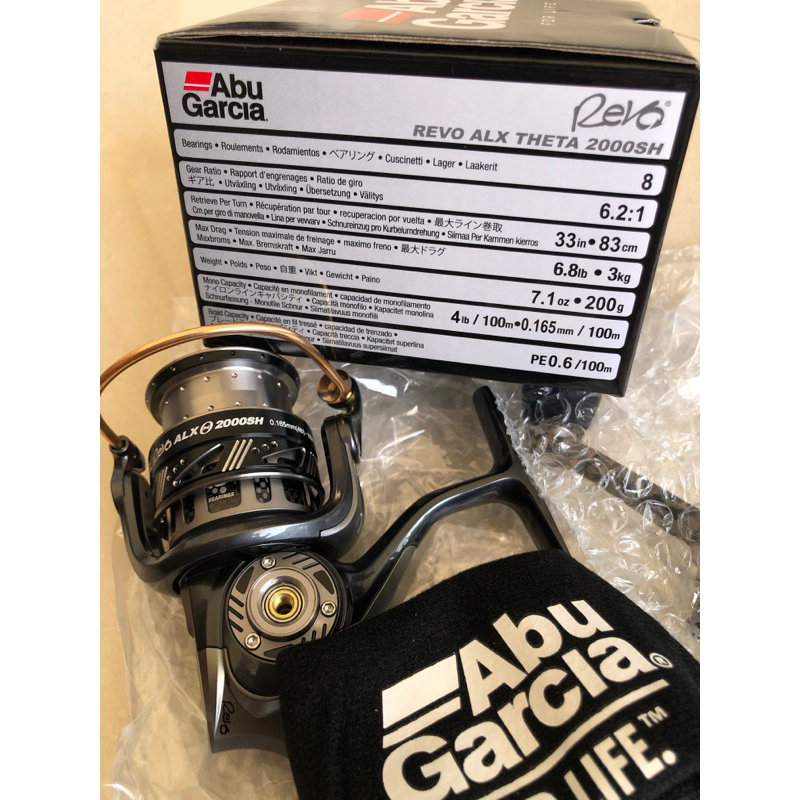 Jual Reel spin abu garcia revo ALX Theta 2000/2500 baru/new