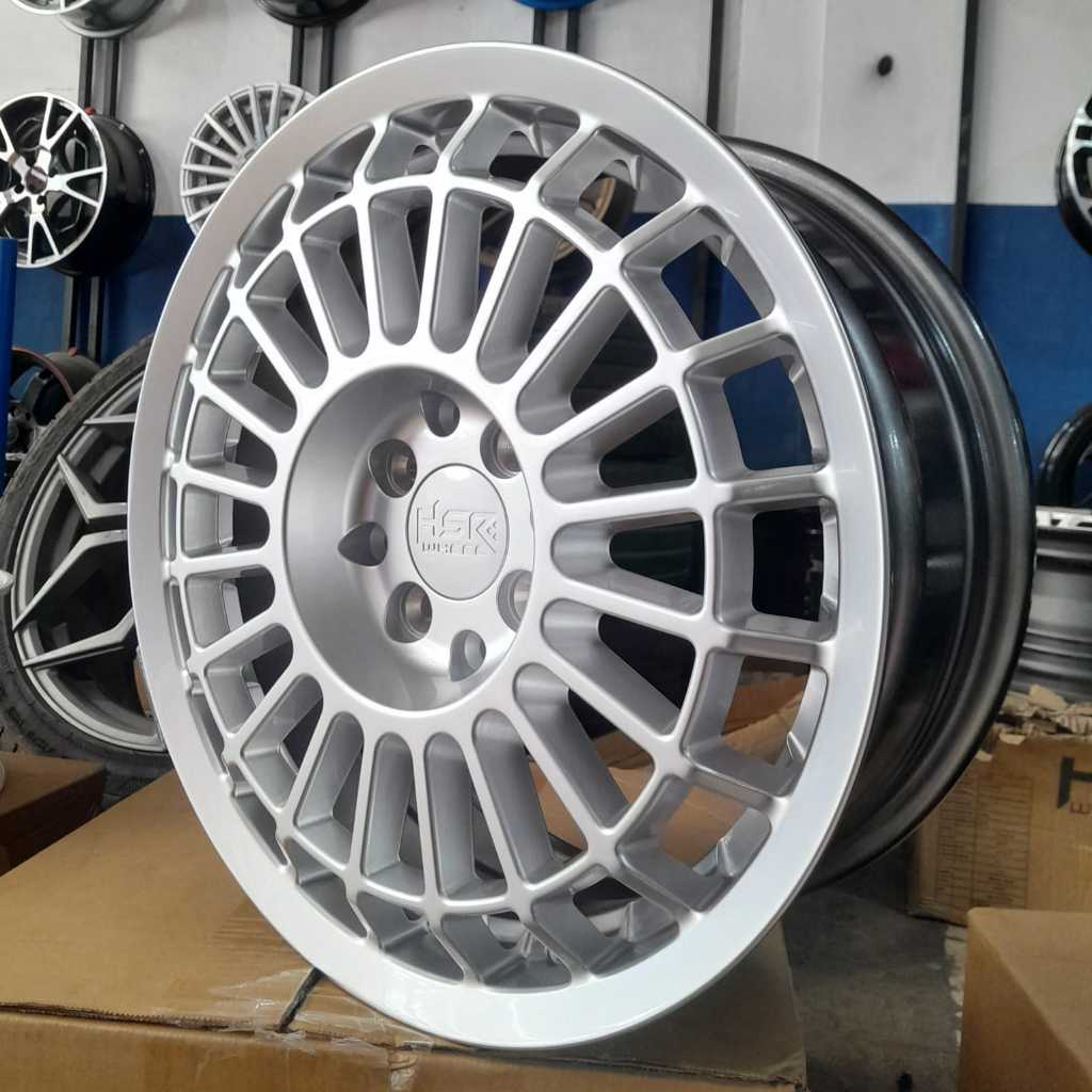 Jual Velg Mobil Model Baru Hsr Futbuls R15 Lebar 7inci H8 Hiper Silver ...