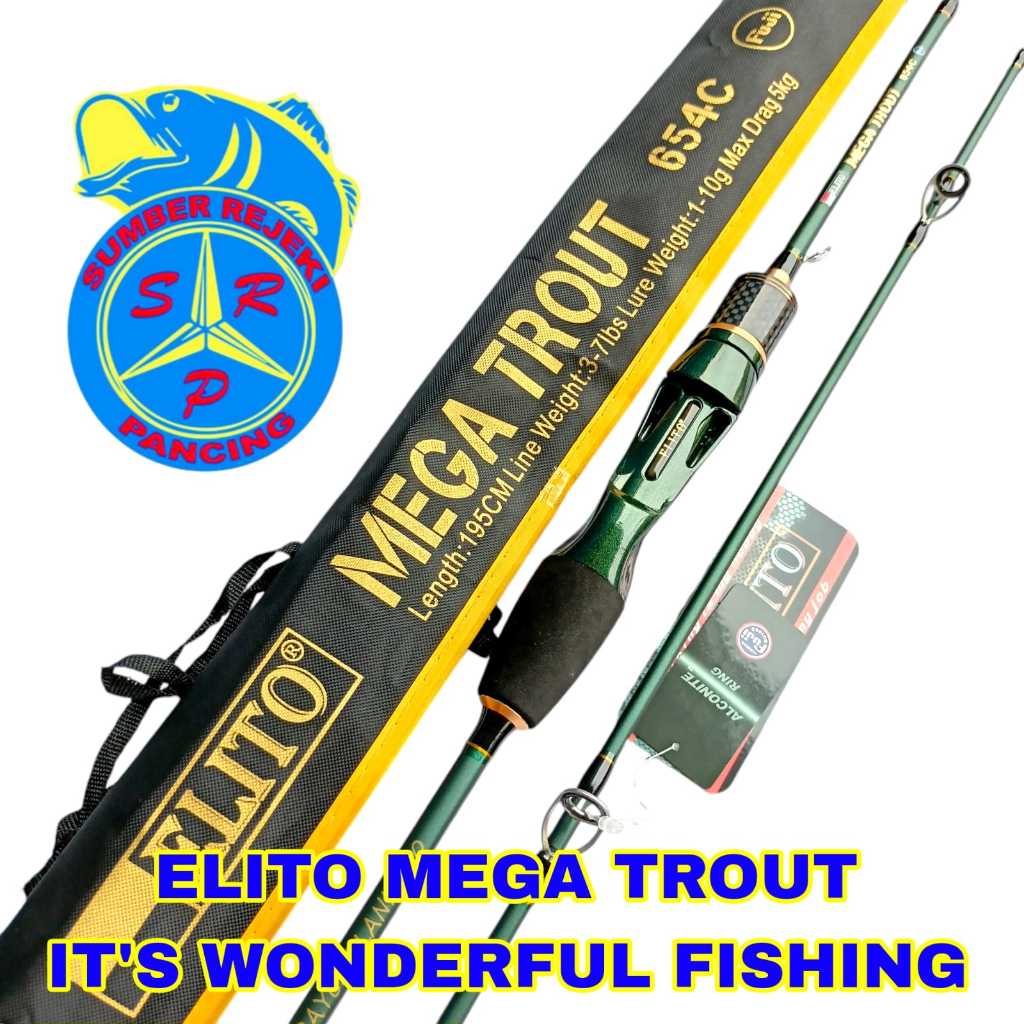 Jual Joran Travel Rod Elito Mega Trout Fuji 604c, 654c | Shopee Indonesia