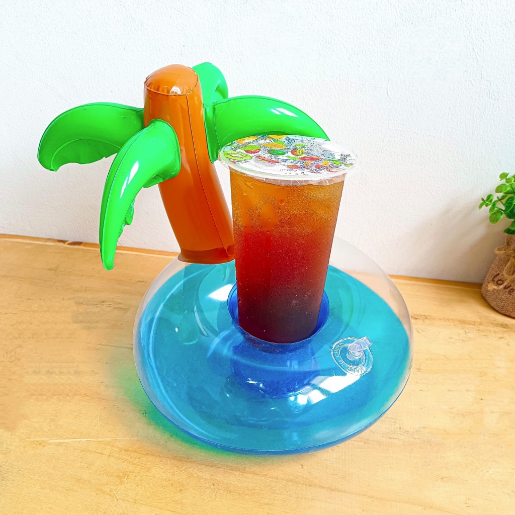 Jual FLOATIES BENTUK KELAPA CUP BAN INFLATABLE HOLDER FLOAT PELAMPUNG ...