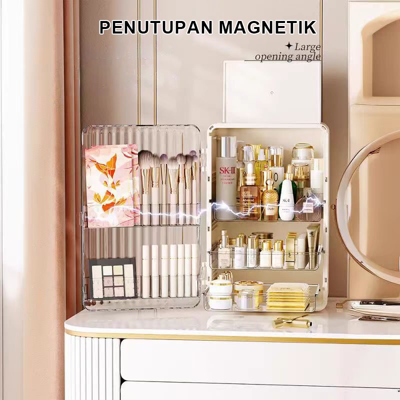 Jual BOX COSMETIK Perlindungan debu Cosmetic Storage Box kotak ...