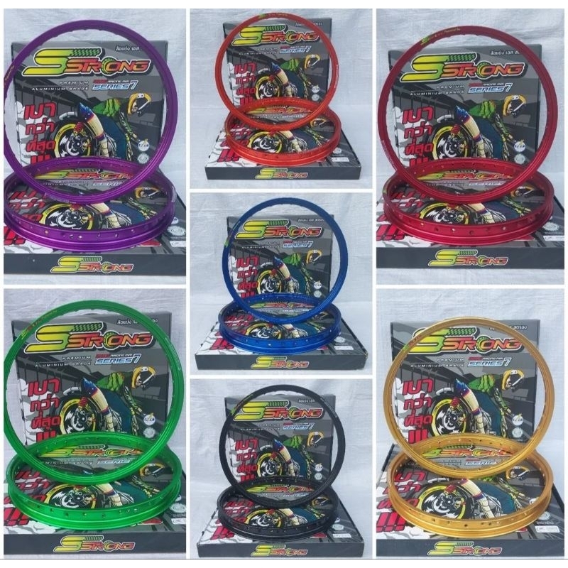 Jual velg strong drag racing rim series7 original thailand | Shopee ...