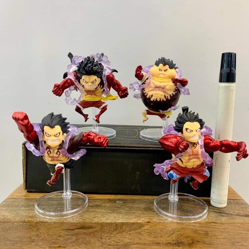 Jual mainan figure luffy One Piece bulan Gear 5 Luffy red Action