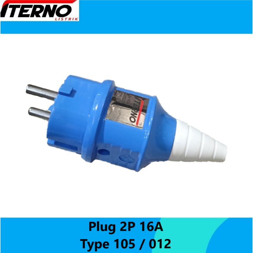 Jual Plug 2P 16A IP44 Iterno | Shopee Indonesia