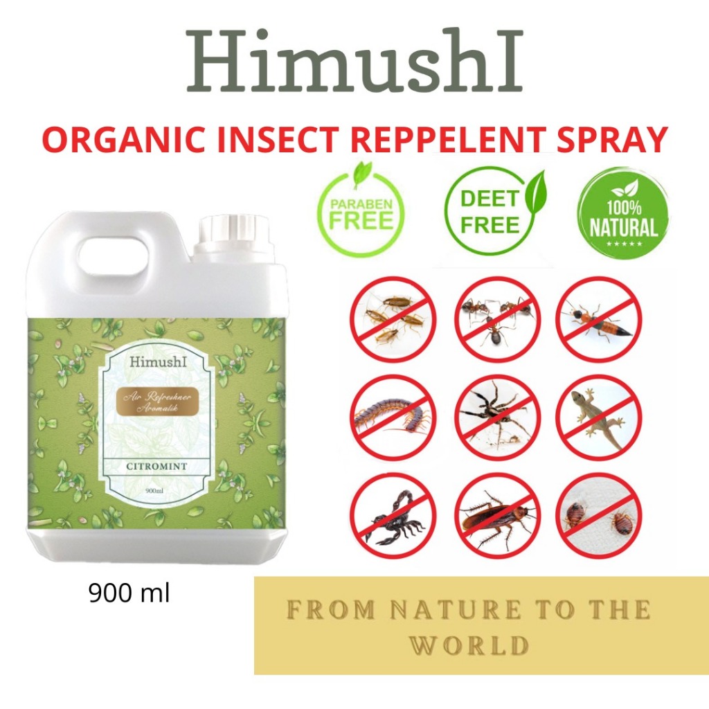Jual Himushi ORGANIC Cairan Anti Serangga Anti Kutu Semut Kecoa Anti ...