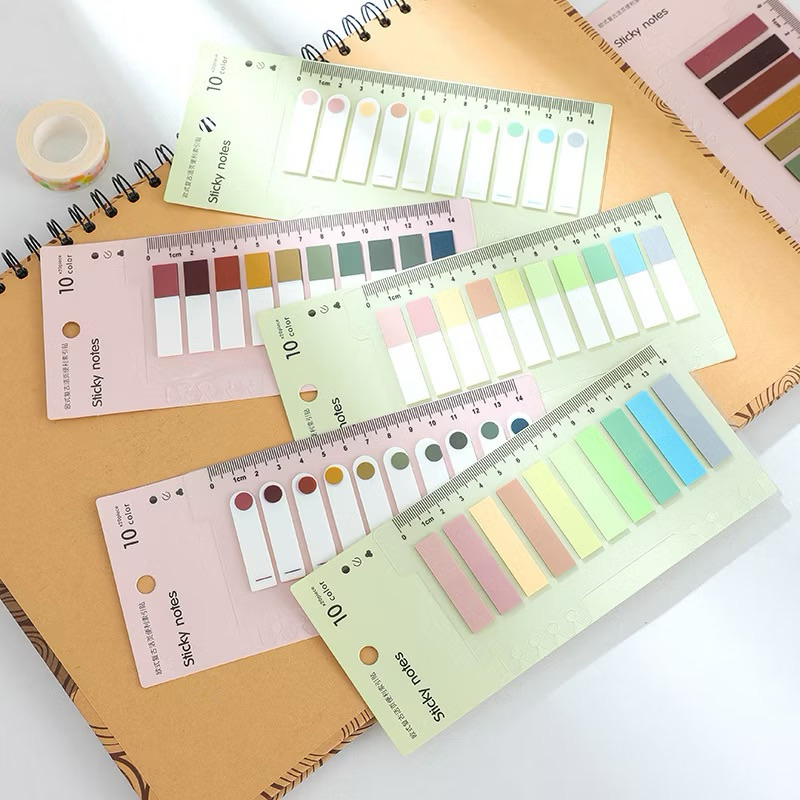 Jual Sticky Notes 200 Lembar Warna untuk Pembatas Buku Notepad Notebook ...