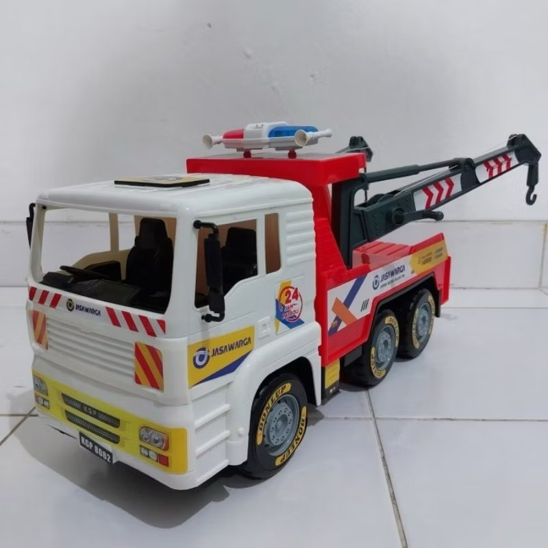 Jual Mainan Truk Derek Uk Besar - Mobil Truck Towing Jumbo Anak Laki ...