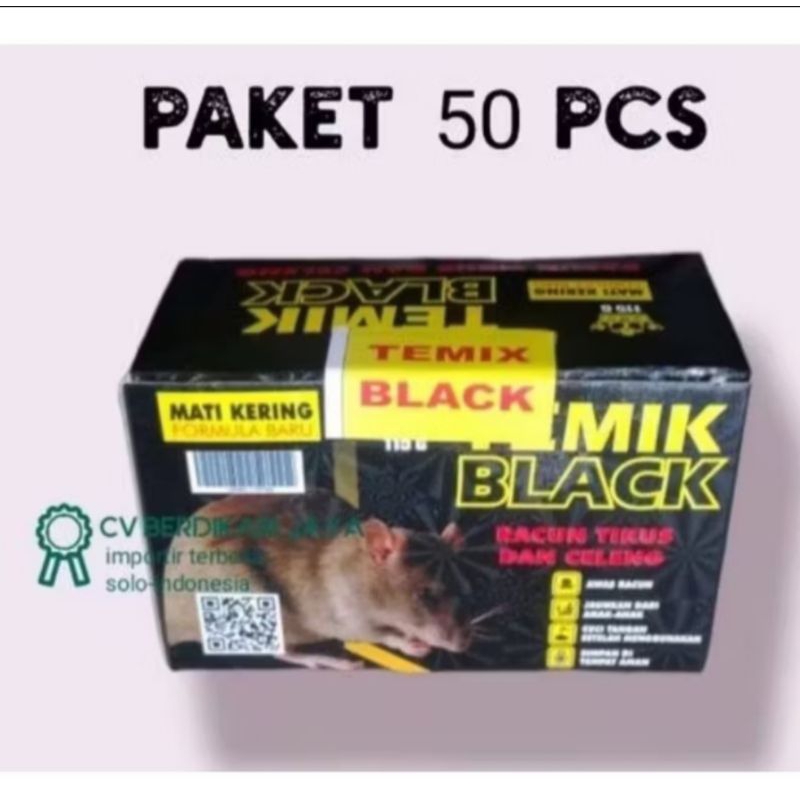 Jual Racun tikus TEMIX black original | Shopee Indonesia