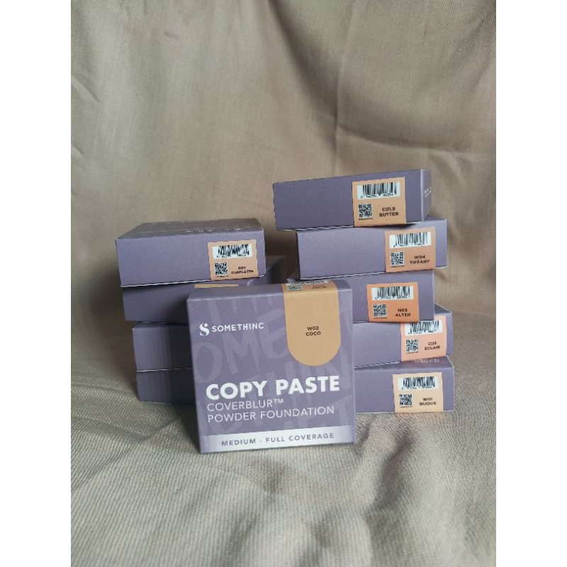 Jual SOMETHINC Copy Paste COVERBLUR Powder Foundation 12G | Two Way ...