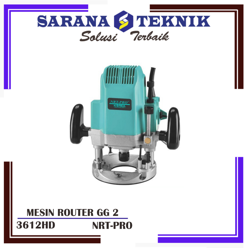 Jual MESIN ROUTER 12MM PROFIL KAYU BESAR 2 PEGANGAN MODEL SKOK NRT-PRO ...