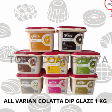 Jual ALL VARIANT COLATTA DIP GLAZE 1 KG | Shopee Indonesia