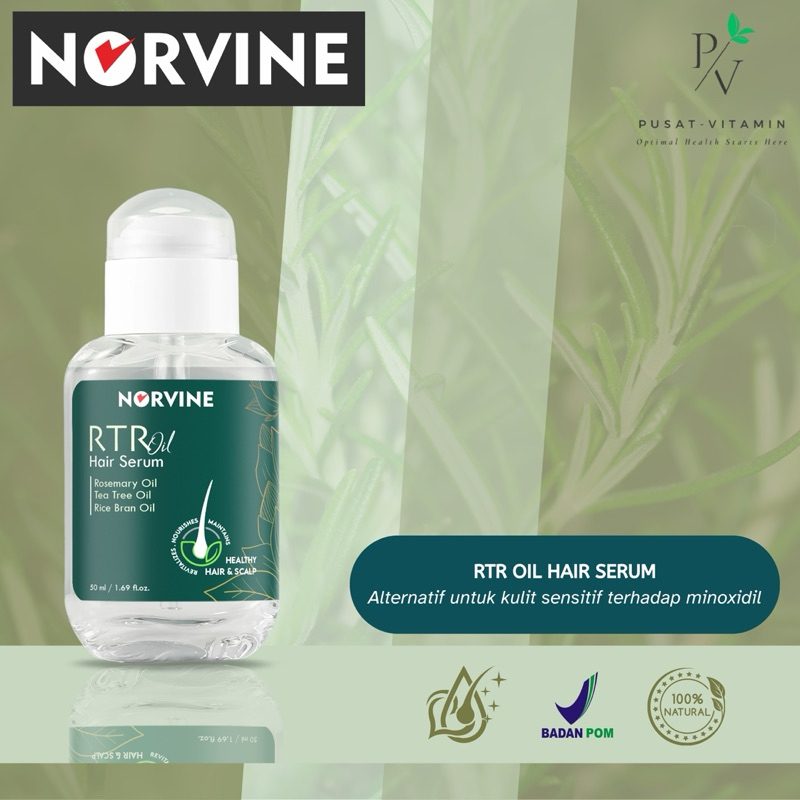 Jual Norvine RTR Oil Hair Serum | Shopee Indonesia