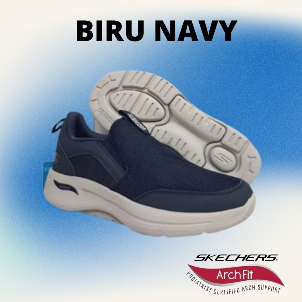 Sepatu Slip On Pria Skechers ARCH FIT Original