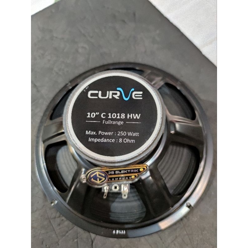 Jual Speaker Curve 10 inch C 1018 HW Fullrange 250 Watt | Shopee Indonesia