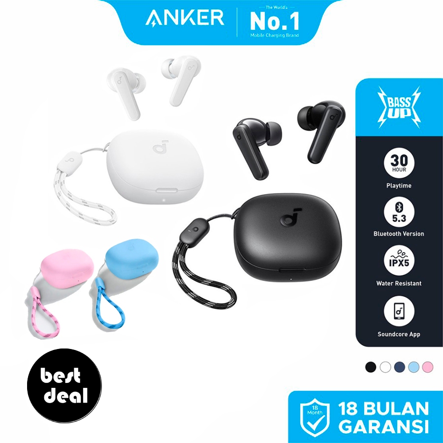 Jual Anker SoundCore R50i TWS True Wireless Earbuds Earphone BASS UP ...