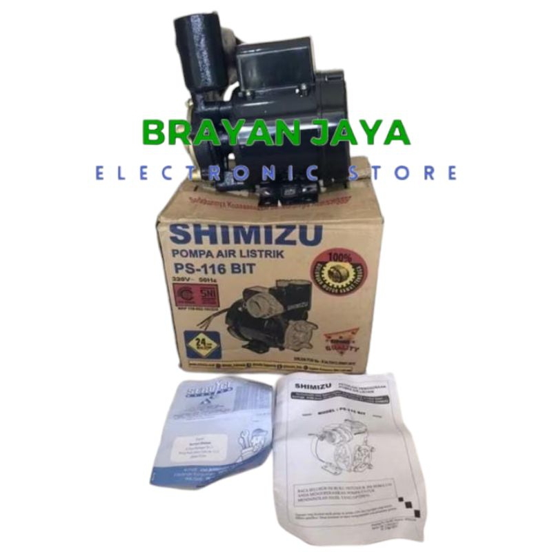 Jual POMPA AIR LISTRIK SHIMIZU PS-116 BIT MANUAL ( Best seller ...