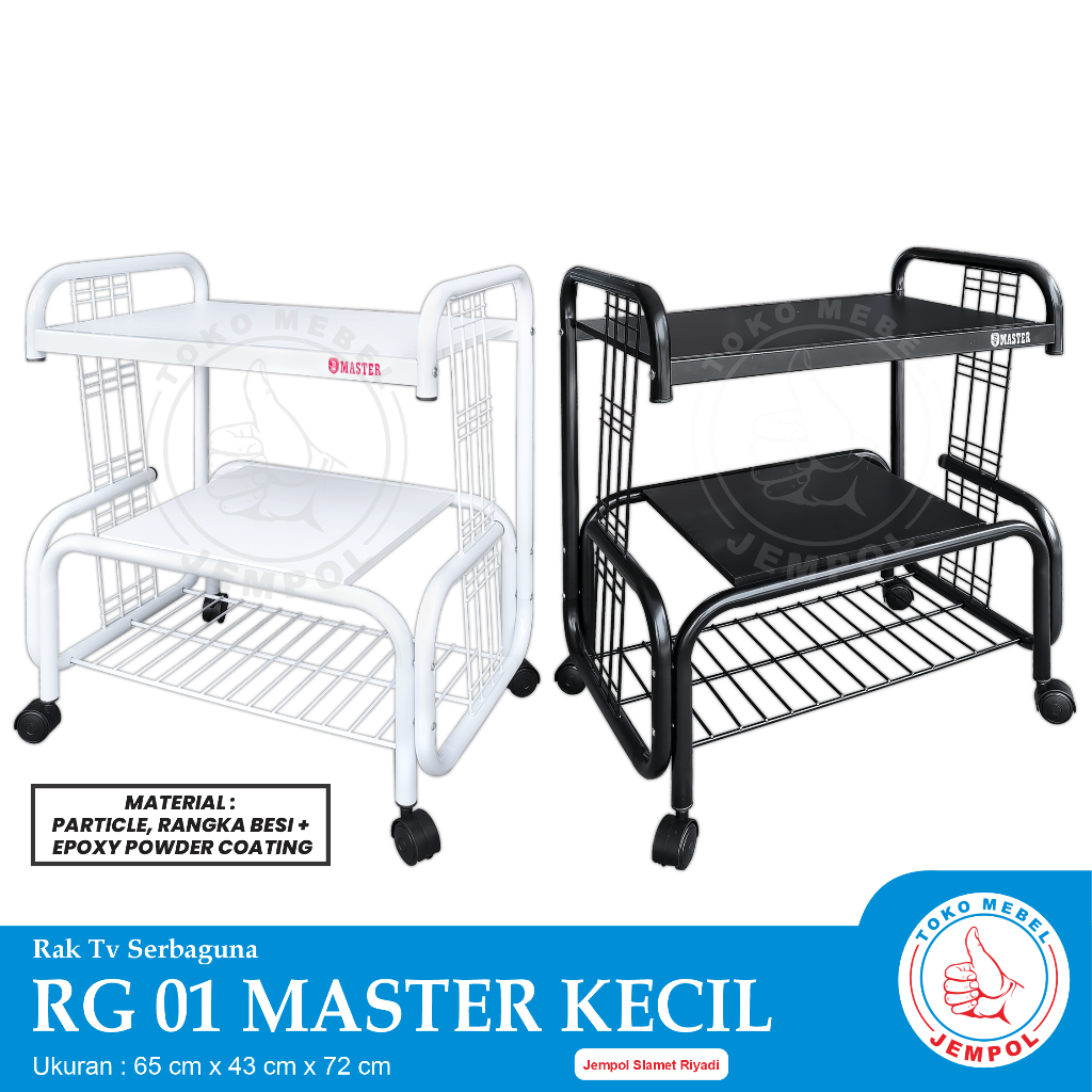 Jual Rak TV RG-01 MASTER KECIL / Rak dorong besi / Meja Serbaguna / Rak ...